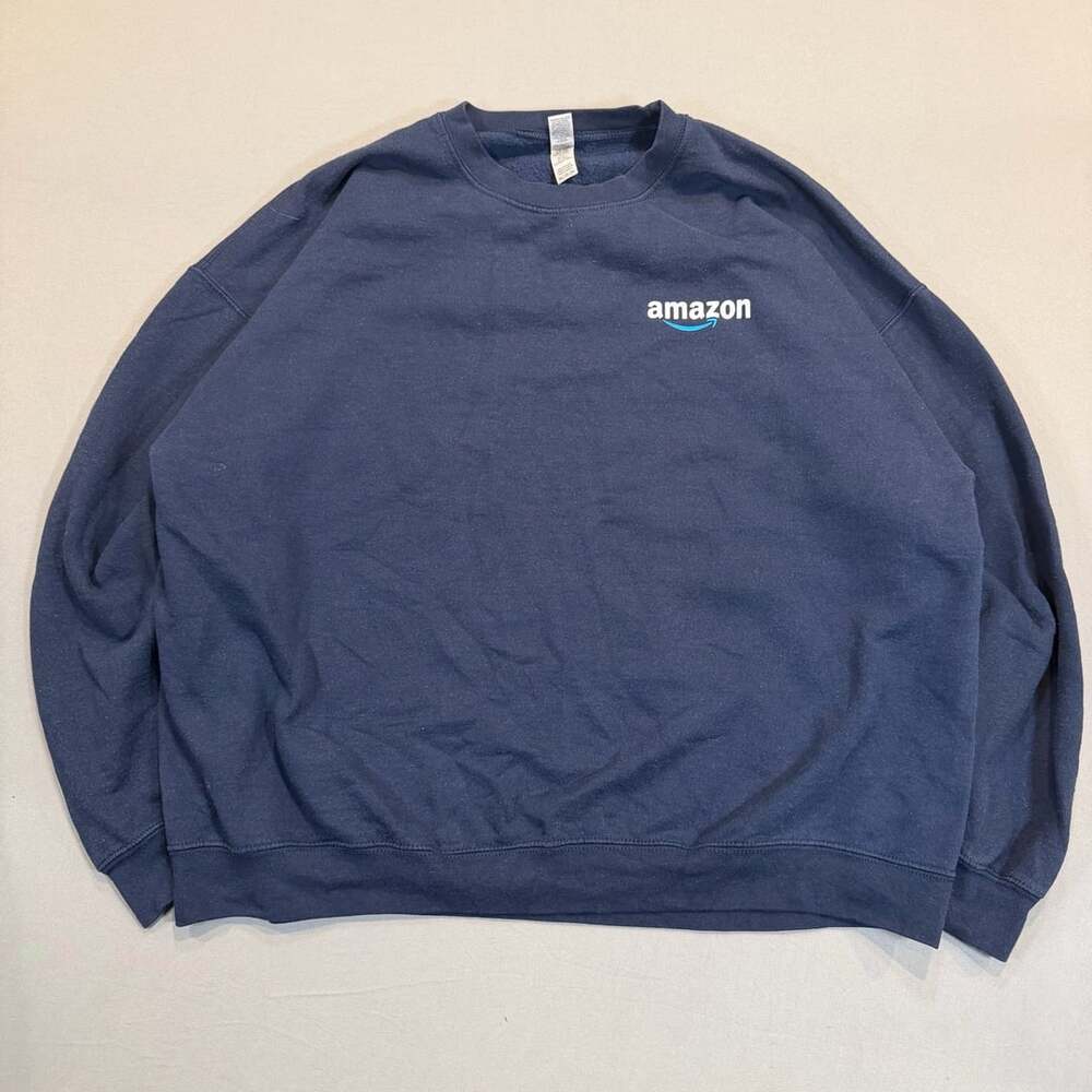 Gildan Amazon Heavy Blend Sweatshirt Size 2XL Navy Blue